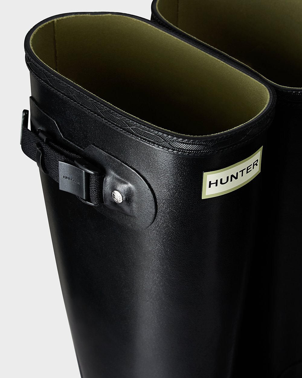 Botas de Lluvia Altas Hunter Hombre - Norris Field - Negros - FDBTWAM-68